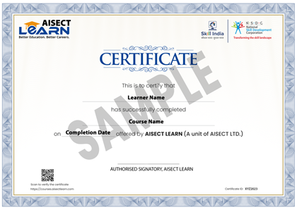 Certificate Sample - Aisect Learn